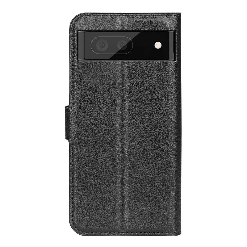 Custodia in pelle Google Pixel 7 Classica Ecopelle Litchi