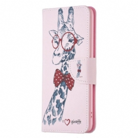 Custodia in pelle Google Pixel 7 Giraffa Intelligente