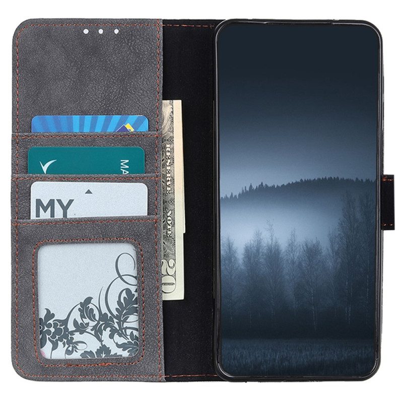 Custodia in pelle Google Pixel 7 Khazneh Crosta Di Cuoio