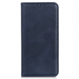 Folio Cover Google Pixel 7 Custodia in pelle Crosta Di Cuoio Classica