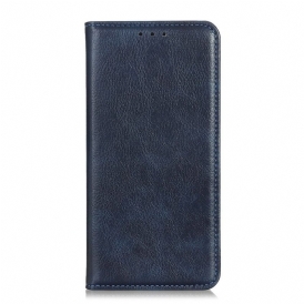 Folio Cover Google Pixel 7 Custodia in pelle Crosta Di Cuoio Litchi