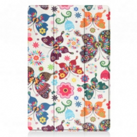 Custodia Xiaomi Pad 5 Portapenne Fiore Vintage