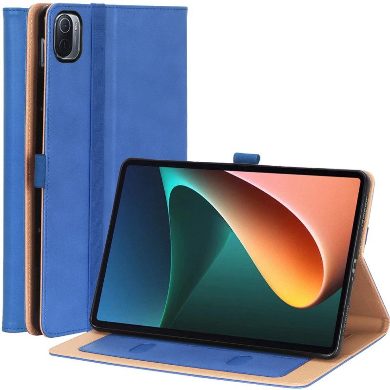 Folio Cover Xiaomi Pad 5 Affari In Pelle Stile