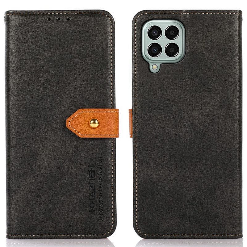 Custodia A Portafoglio Samsung Galaxy M33 5G Cinturino Khazneh