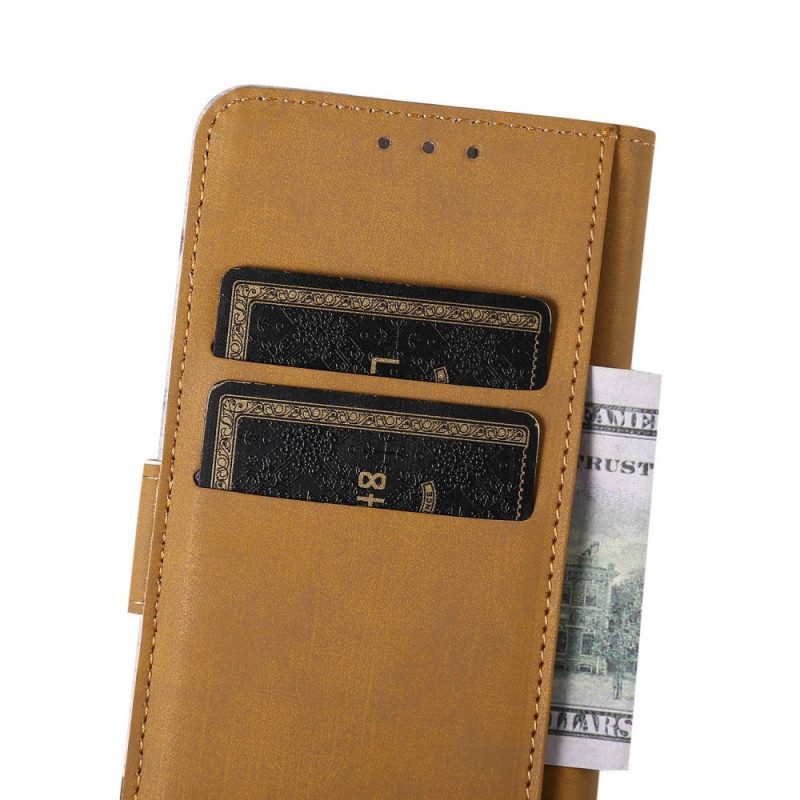 Custodia in pelle Samsung Galaxy M33 5G Albero In Fiore