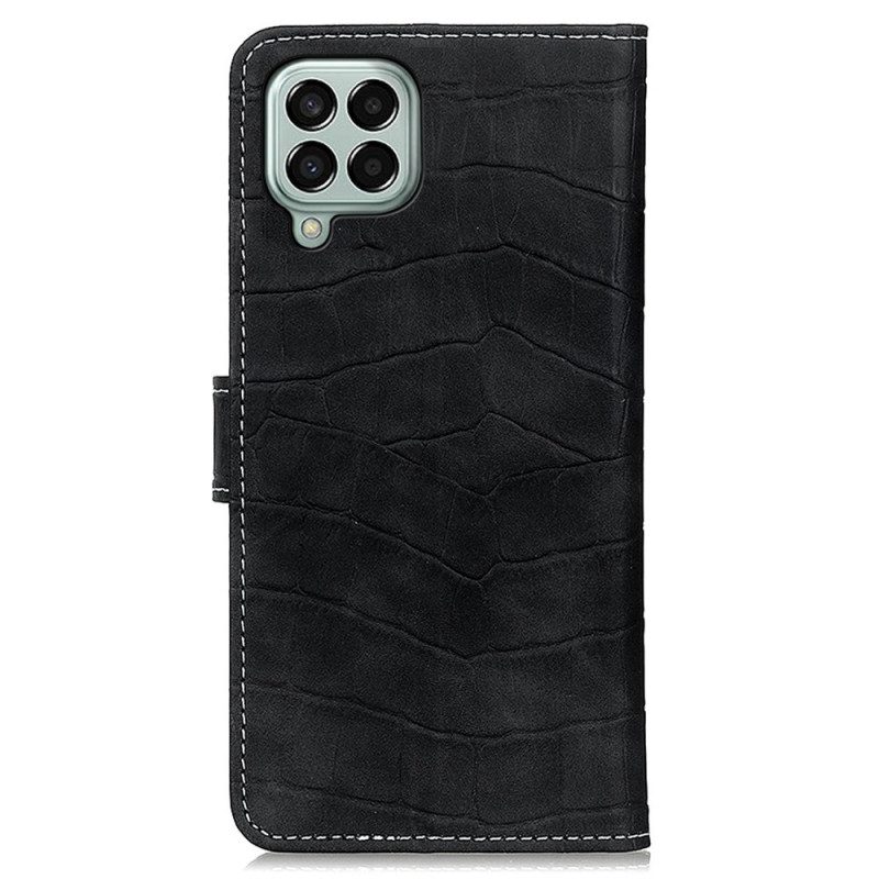 Custodia in pelle Samsung Galaxy M33 5G Effetto Pelle Di Coccodrillo