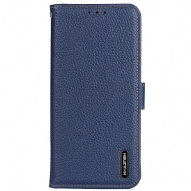 Custodia in pelle Samsung Galaxy M33 5G Khazneh Pelle Di Litchi