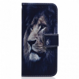 Custodia in pelle Samsung Galaxy M33 5G Leone