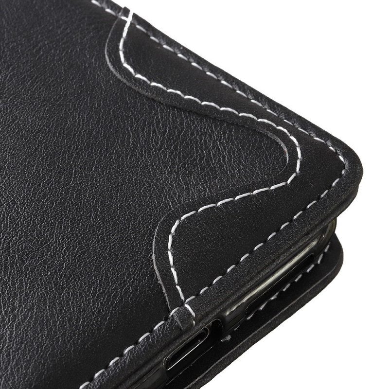 Custodia in pelle Samsung Galaxy M33 5G Pulsante Artistico