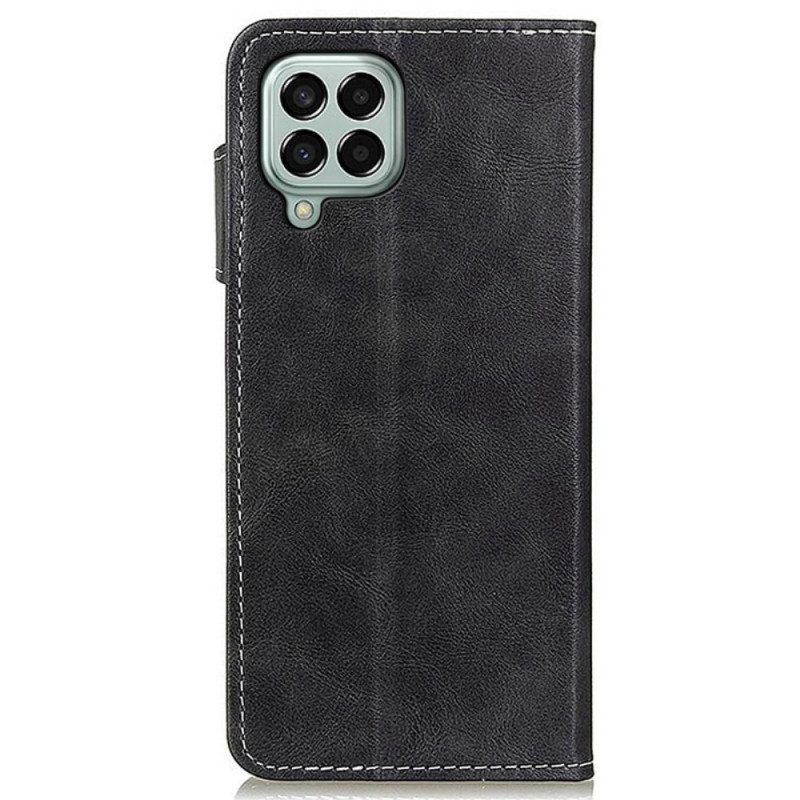 Custodia in pelle Samsung Galaxy M33 5G Pulsante Artistico