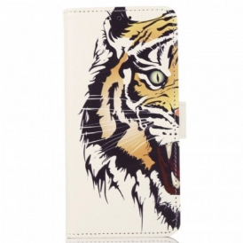 Custodia in pelle Samsung Galaxy M33 5G Tigre Feroce