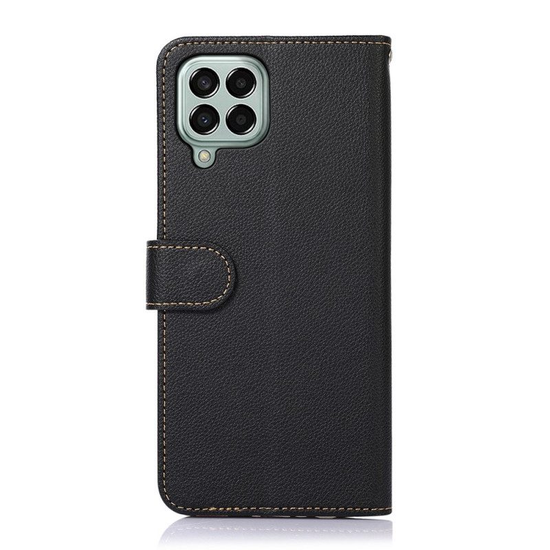 Folio Cover Samsung Galaxy M33 5G Rfid Stile Litchi