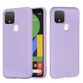 Cover Google Pixel 5 Design In Silicone Liquido Con Cordino