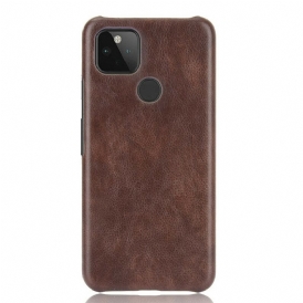 Cover Google Pixel 5 Litchi Performance Effetto Pelle
