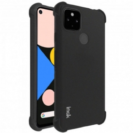 Cover Google Pixel 5 Silicone Flessibile Con Pellicola Per Schermo Imak