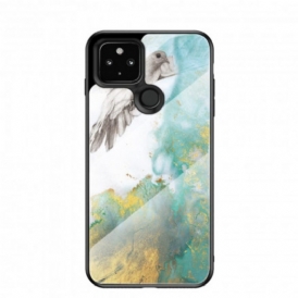 Cover Google Pixel 5 Vetro Temperato Di Colori Premium