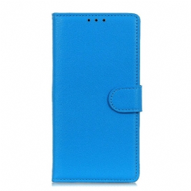 Custodia A Portafoglio Google Pixel 5 Ecopelle Litchi
