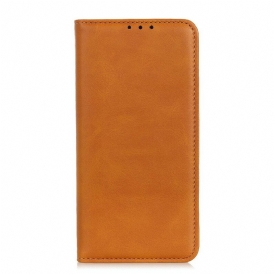 Folio Cover Google Pixel 5 Custodia in pelle Crosta Di Pelle Opaca