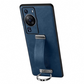 Cover Huawei P60 Pro Con Supporti Per Cinghia E Anello