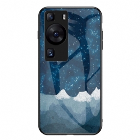 Cover Huawei P60 Pro Vetro Temperato Sky
