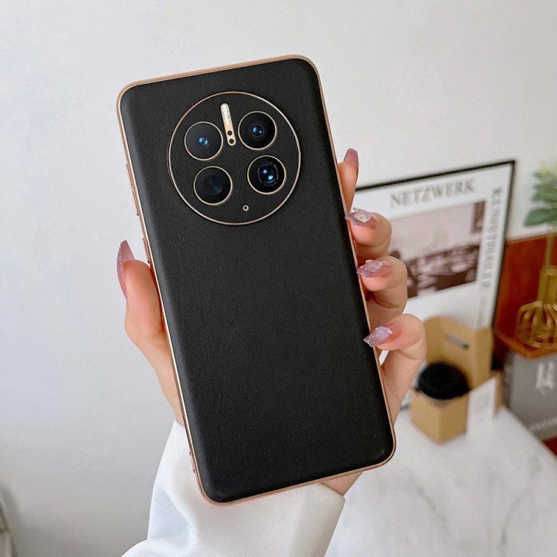 Cover Huawei Mate 50 Pro Colore Vera Pelle