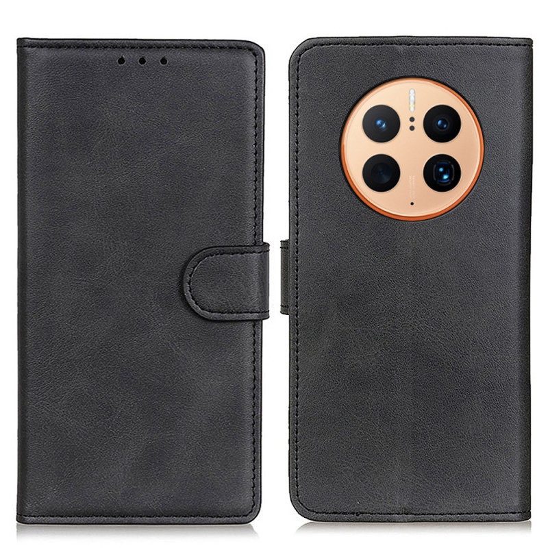 Custodia A Portafoglio Huawei Mate 50 Pro Ecopelle Opaca