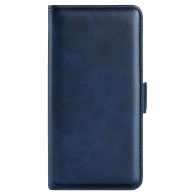 Custodia in pelle Huawei Mate 50 Pro Doppia Chiusura