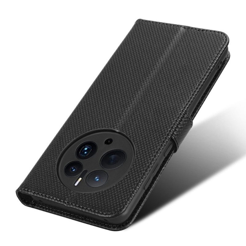 Custodia in pelle Huawei Mate 50 Pro Selezione Cinturino