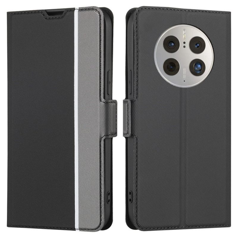 Folio Cover Huawei Mate 50 Pro Bicolore Ultra Fine