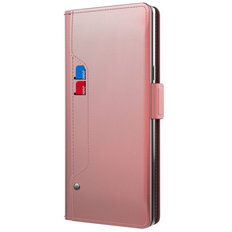 Folio Cover Huawei Mate 50 Pro Specchio Removibile E Portacarte
