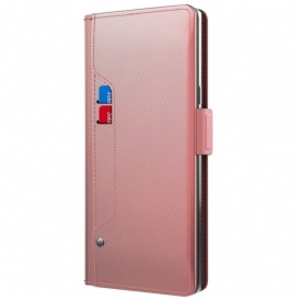 Folio Cover Huawei Mate 50 Pro Specchio Removibile E Portacarte