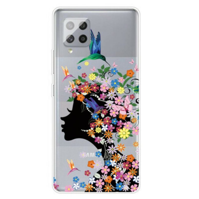 Cover Samsung Galaxy A42 5G Bella Testa Di Fiore