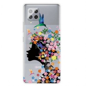 Cover Samsung Galaxy A42 5G Bella Testa Di Fiore
