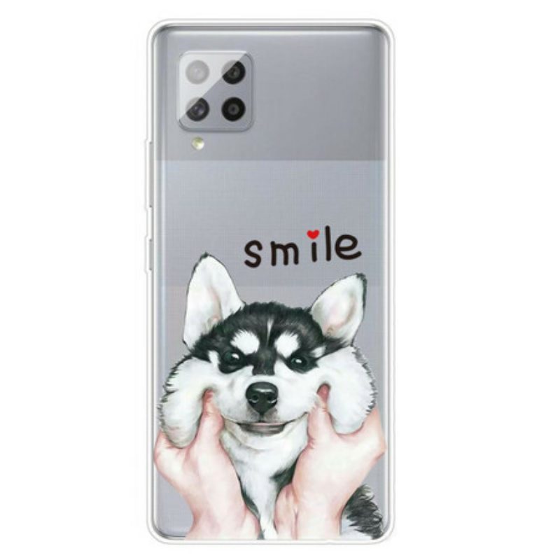 Cover Samsung Galaxy A42 5G Cane Sorridente