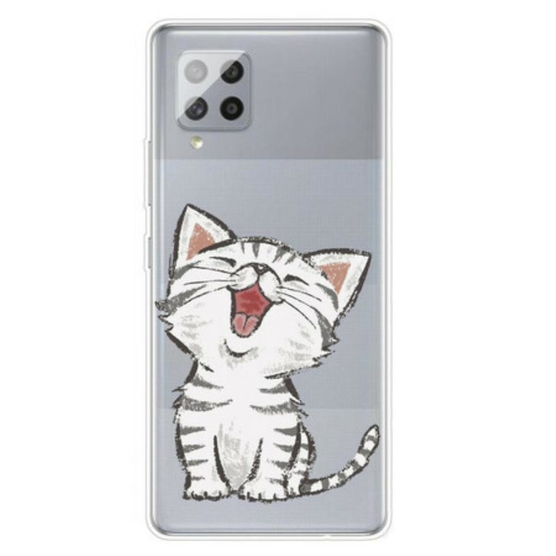 Cover Samsung Galaxy A42 5G Gatto Carino