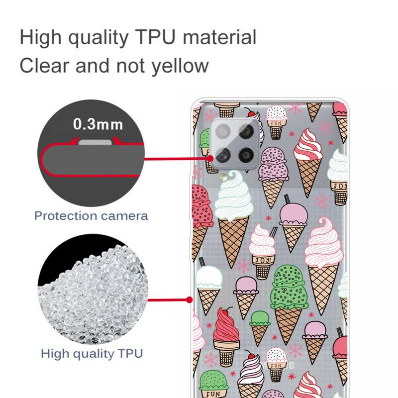 Cover Samsung Galaxy A42 5G Gelato Alla Crema