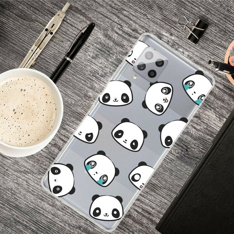 Cover Samsung Galaxy A42 5G Panda Sentimentali Senza Soluzione Di Continuità