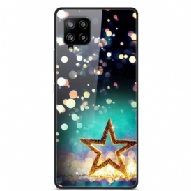 Cover Samsung Galaxy A42 5G Stella In Vetro Temperato