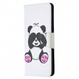 Custodia A Portafoglio Samsung Galaxy A42 5G Divertimento Panda