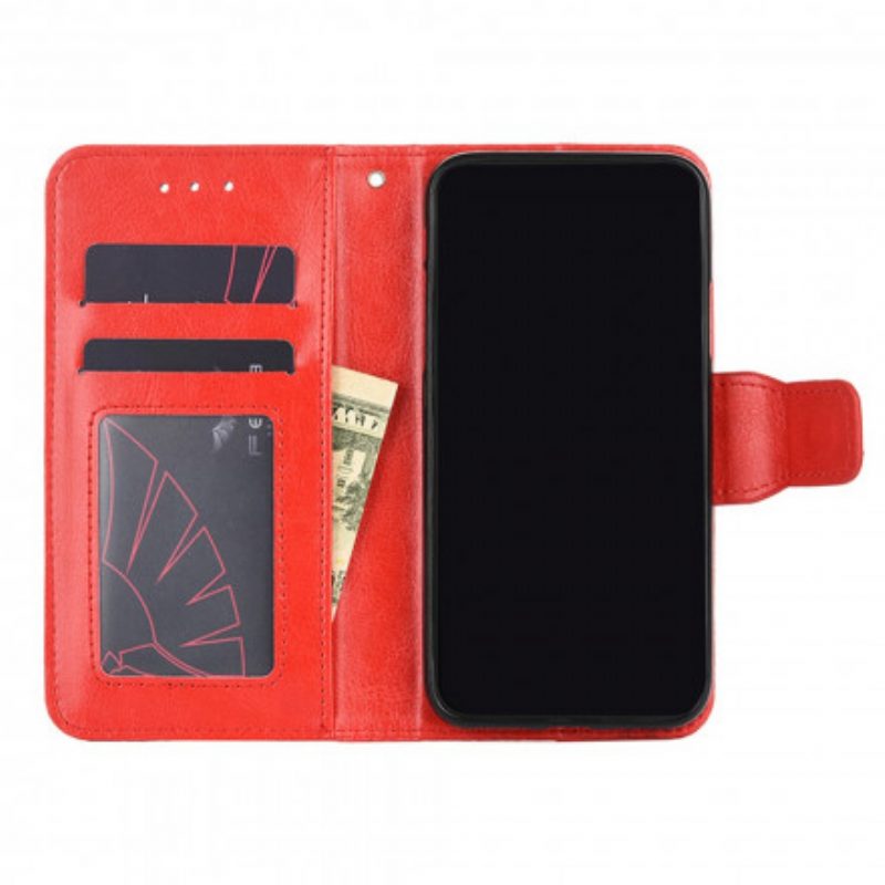 Custodia in pelle Samsung Galaxy A42 5G Ecopelle Smaltata
