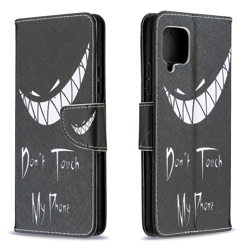 Custodia in pelle Samsung Galaxy A42 5G Telefono Del Diavolo
