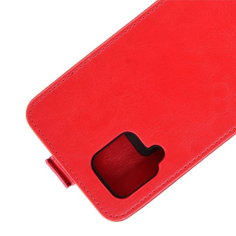 Folio Cover Samsung Galaxy A42 5G Custodia in pelle Patta Verticale Effetto Pelle