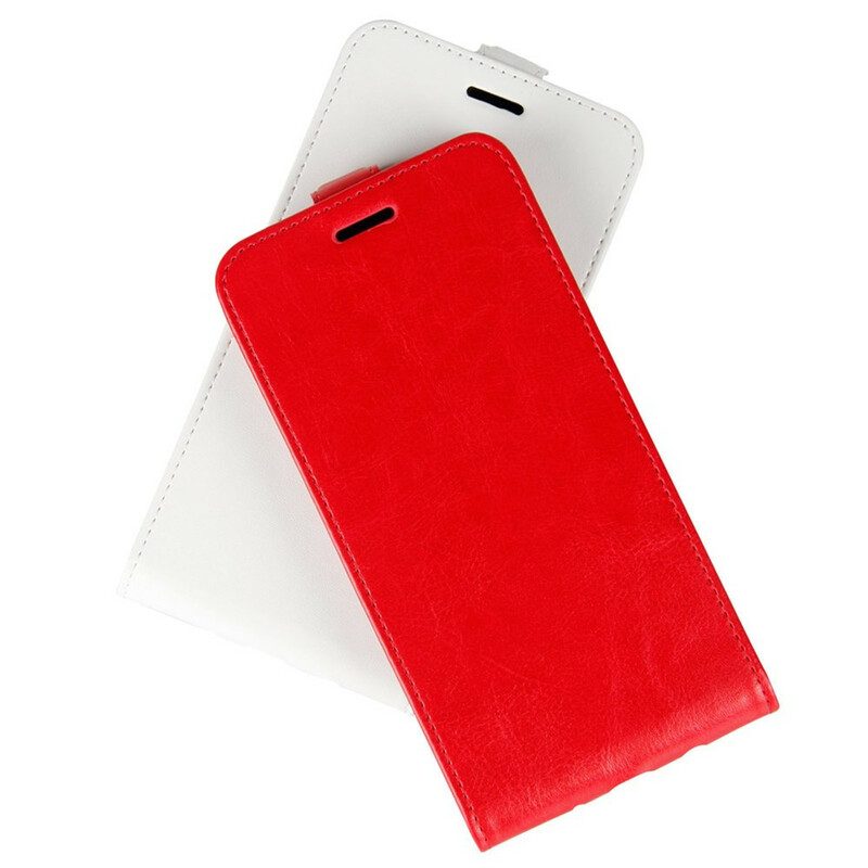 Folio Cover Samsung Galaxy A42 5G Custodia in pelle Patta Verticale Effetto Pelle