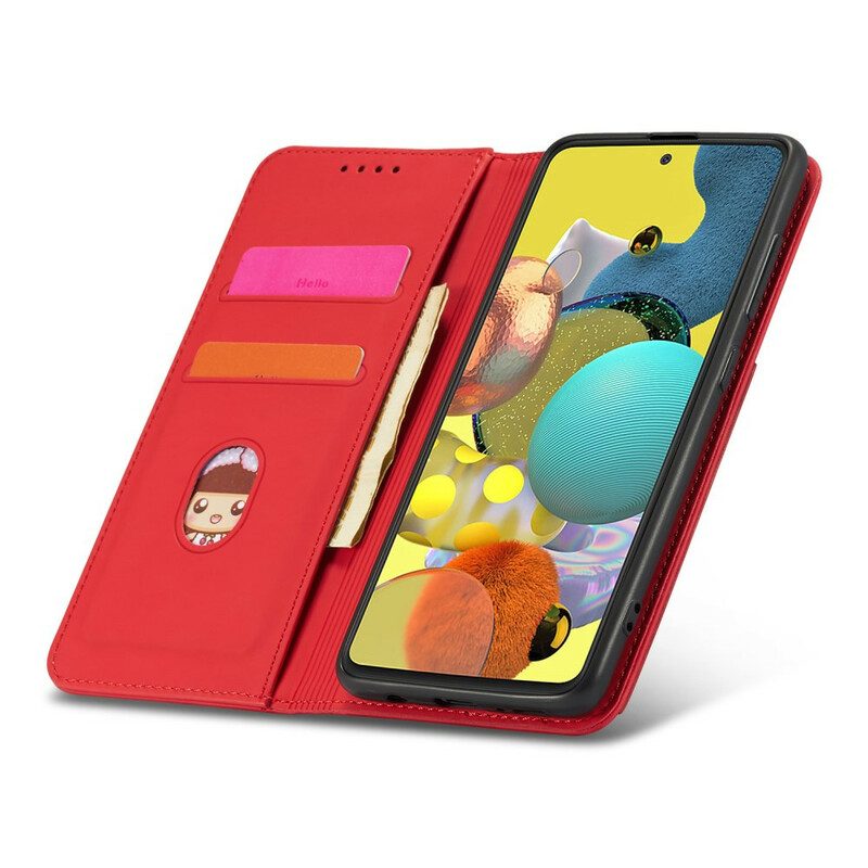 Folio Cover Samsung Galaxy A42 5G Custodia in pelle Supporto Per Portacarte