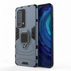 Cover Huawei P40 Pro Plus Anello Resistente