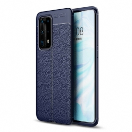 Cover Huawei P40 Pro Plus Struttura Flessibile In Fibra Di Carbonio