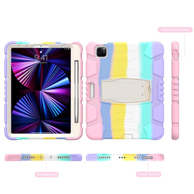Cover iPad Pro 11" (2020) Ultra Resistente Con Supporto Colorato