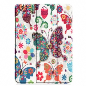 Custodia iPad Pro 11" (2020) Farfalle E Fiori Retrò