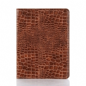 Folio Cover iPad Pro 11" (2020) Pelle Di Coccodrillo Monocromatica