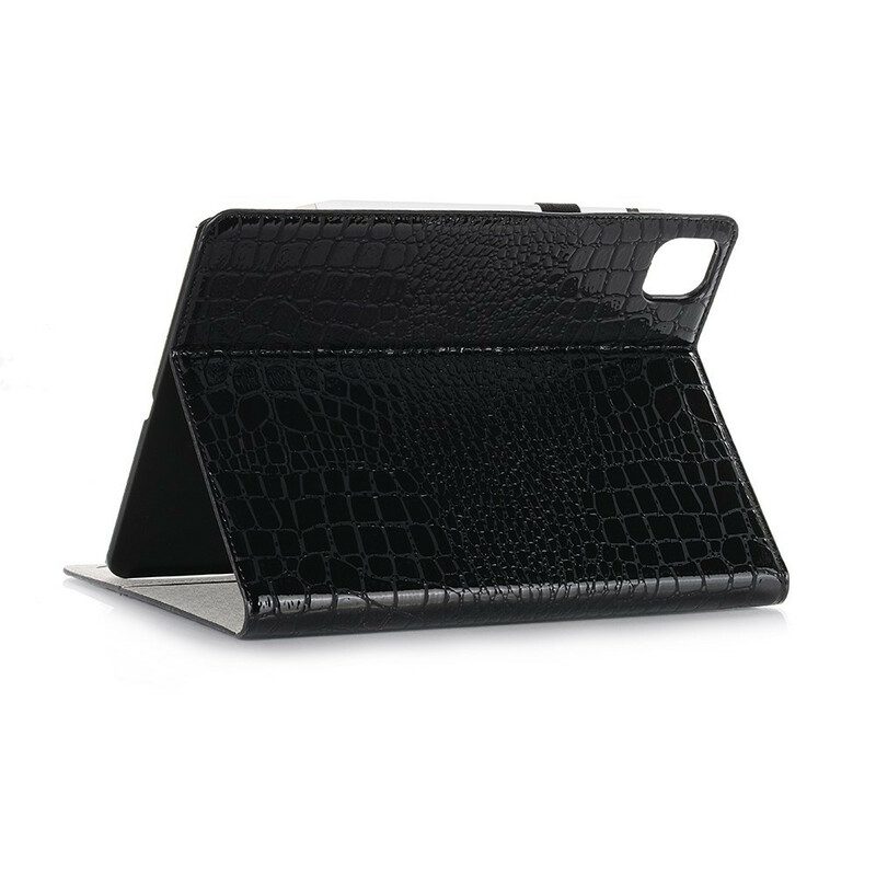 Folio Cover iPad Pro 11" (2020) Pelle Di Coccodrillo Monocromatica